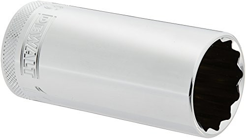 DEWALT DWMT74538B 1/2" 12 Pt Deep Socket with 1 16 SAE