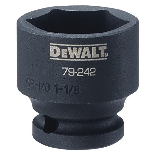 DEWALT 6 PT 1/2" Drive Impact Socket 1-1/8IN SAE