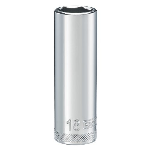 DEWALT DWMT93533OSP 6 Point 1/2'' Drive Deep Socket 18MM