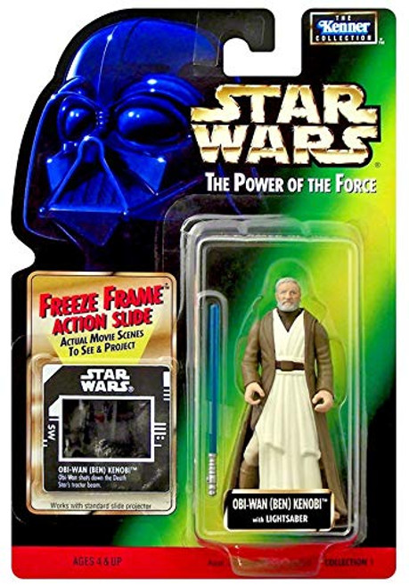 Star Wars Power of The Force Freeze Frame OBI-Wan Kenobi Action Figure