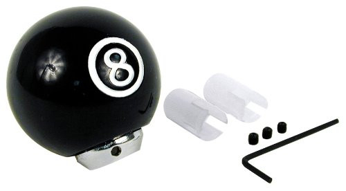 Custom Accessories 16252 Black 8-Ball Style Gear Shift Knob