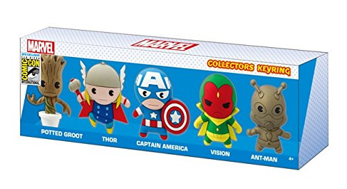 Marvel 2015 SDCC 3D Foam Key Ring Set (5 Piece)