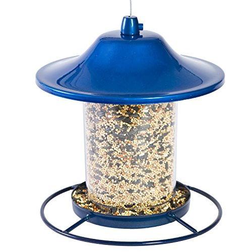 Perky-Pet 312B Blue Sparkle Panorama Bird Feeder
