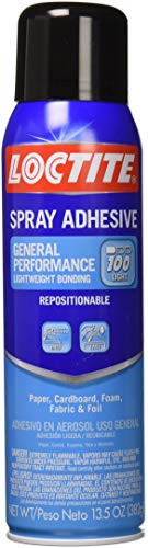 Loctite 2235316 General Performance 100 Spray Adhesive, Single, Tr 13.5 oz Translucent
