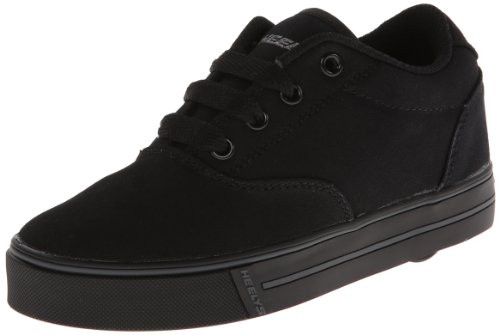 Heelys Launch Skate Shoe ,Black Canvas,1 M US Little Kid