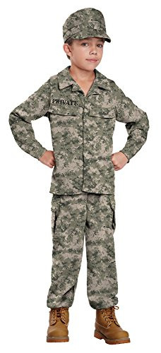 California Costumes Soldier Costume, One Color, 10-12