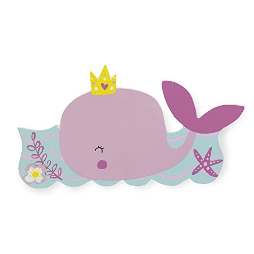 Bedtime Originals Sugar Reef Aquatic Wall Decor, Pink/Blue