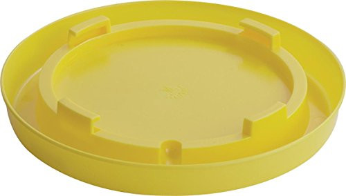 Little Giant Plastic Nesting-Style Poultry Waterer Base, 1-Gallon, Yellow