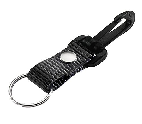 Lucky Line Lucky Line Nylon Key Chain with Clip; Black, 1 Per Card, (41101)
