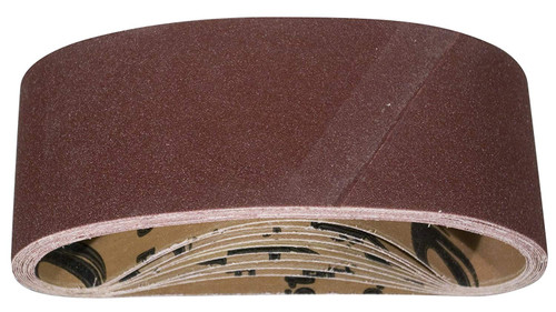 POWERTEC 110800 3-Inch x 18-Inch 60 Grit Aluminum Oxide Sanding Belt, 10-Pack