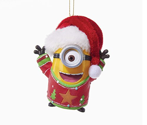 Kurt Adler 2 75" Minion W/Sound & Light Ornament