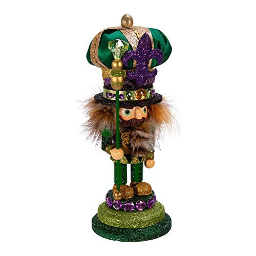 Kurt Adler Kurt S. Adler 12-Inch Hollywood Mardi Gras Nutcracker, Multi