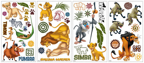 RoomMates RMK1921SCS The Lion King Peel and Stick Wall Decals