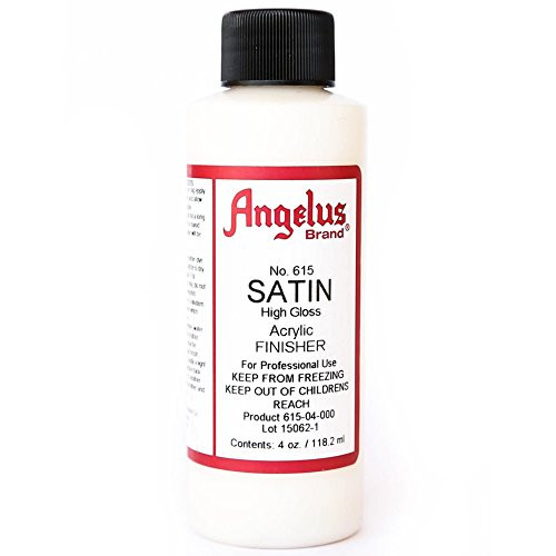Angelus Brand Acrylic Finisher, Satin High Gloss No. 615, 4 Ounce Bottle (615-04-000) Angelus Brand Acrylic Finisher, Satin High Gloss No. 615, 4 Ounce Bottle (615-04-000)