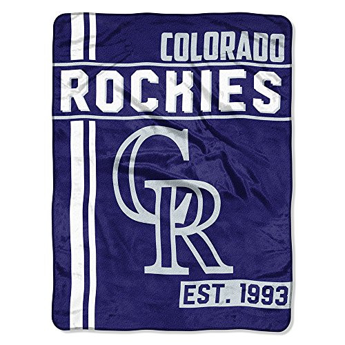 The Northwest Company MLB Colorado Rockies Micro Raschel Throw, One Size, Multicolor The Northwest Company MLB Colorado Rockies Micro Raschel Throw, One Size, Multicolor