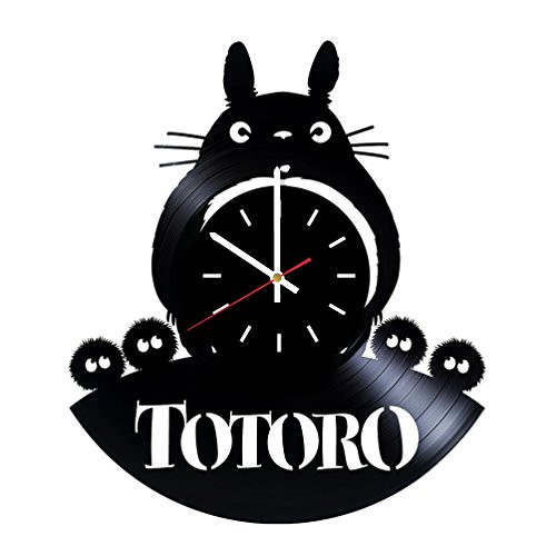 My Neighbor Totoro Studio Ghibli Vinyl Clock, Studio Ghibli Clock, My Neighbor Totoro, Birthday Gift For Boy, Gift For Boy, Gift New Year Gift, Anime Xmas Gift, Wall Clock Large, Gift For Kids