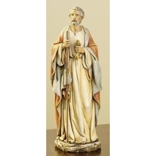 Joseph's Studio Resin Saint St Peter with Keys of Heaven Figure Statue, 10 Inch