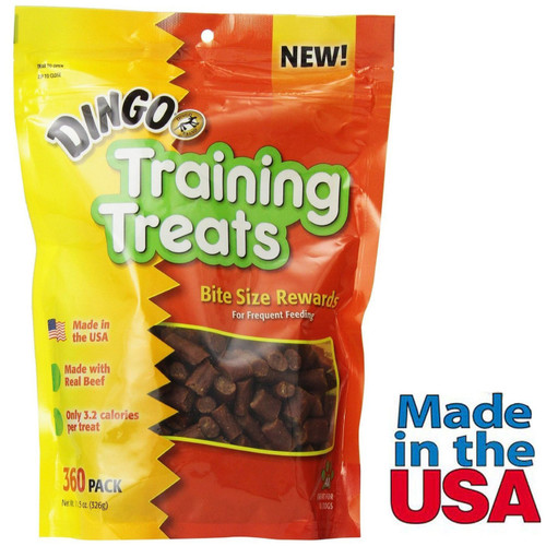 Dingo Dog Training Treats for Obedience Behavior Training Real Beef Made in USA