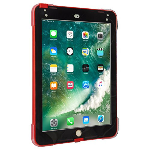 Targus SafePort Rugged Case for iPad (2017/2018), 9.7-inch iPad Pro, and iPad Air 2, Red (THD13503GLZ)