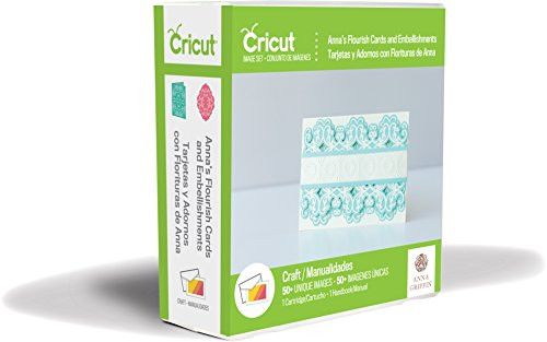 Provo Craft 2002859 Anna's Flourish Cards & Embellishments Cricut Shape Cartridge, Multicolor