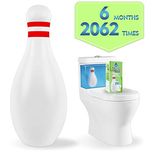 Colpure Toilet Bowl Cleaner? Automatic Bathroom and Tank Cleaning System Toilet Cleaner, Toilet Bowl Cleaner Tablets of Lasts 6 Months or has About 2,000 Flushes -1 Pack