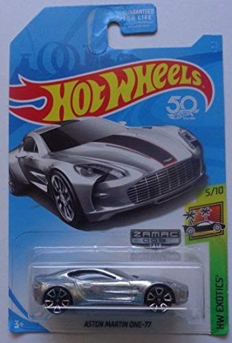Hot Wheels 2018 50th Anniversary HW Exotics Aston Martin One-77 (ZAMAC Edition)