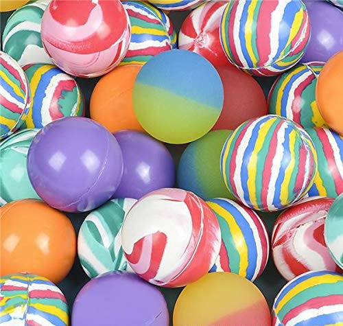 Rhode Island Novelty 45mm Hi-Bounce Ball Mix (1 Dozen) - Bulk