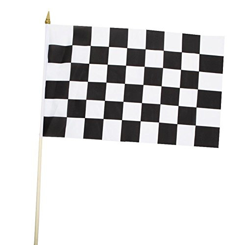 Rhode Island Novelty B00HRGX0CK 097138671028 12" X 18" Polyester Racing Flags Standard (1 Dozen), One Size, Multicolor