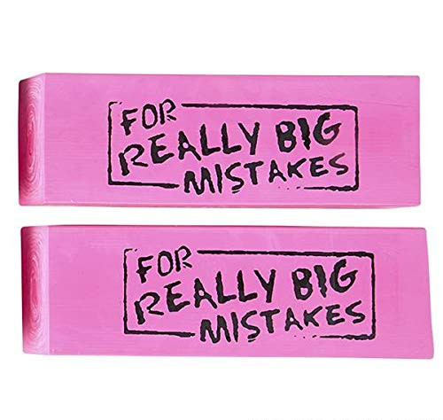 Rhode Island Novelty Jumbo for Real Big Mistakes Erasers One Eraser
