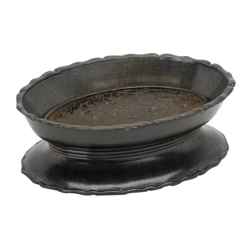 Zenna Home, India Ink Prescott Soap Dish, Bronze