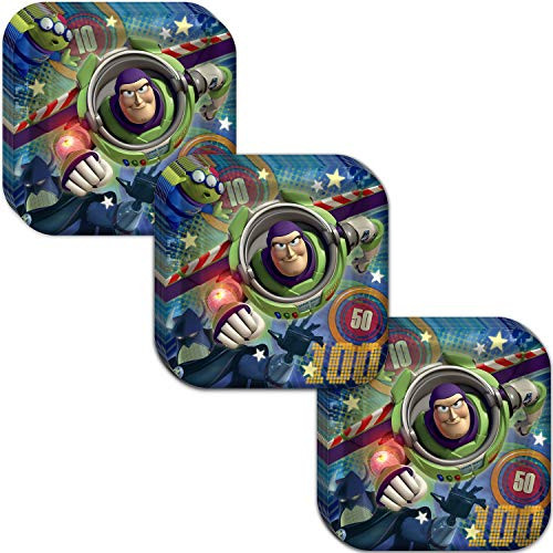 Toy Story Buzz Lightyear Plates - 24 Guest - Dessert Plates