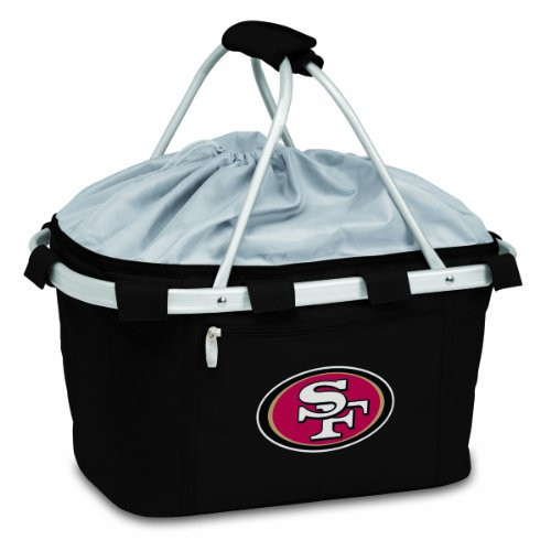 NFL San Francisco 49ers Metro Insulated Basket, Black