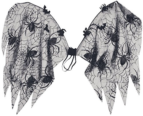 Loftus International Star Power Halloween Creepy Spider Web Wings White One Size Novelty Item