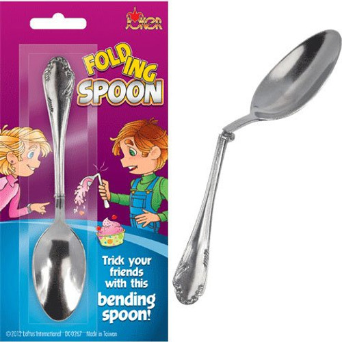Loftus International Folding Metal Spoon Trick Prank-Gag Novelty Item