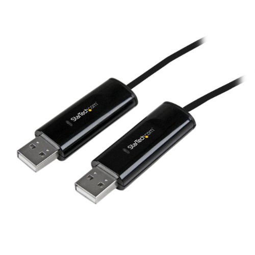 StarTech.com 2 Port USB Keyboard Mouse Switch Cable w/ File Transfer for PC and Mac - USB File Transfer Cable - Dual Port USB KM Switch (SVKMS2)