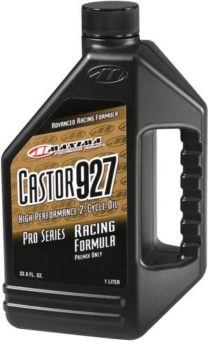 Maxima (23901) Castor 927 2-Stroke Premix Racing Oil - 1 Liter Bottle