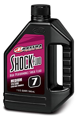 Maxima (58901M) 111/390 Medium Grade 7WT Zero Drag Formula Racing Shock Fluid - 1 Quart