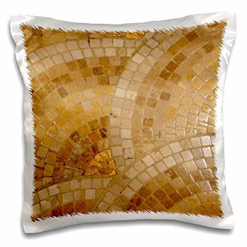 3dRose pc_29693_1 Scallop Copper Like-Pillow Case, 16 by 16"