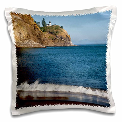 3dRose pc_148011_1 Use, Washington, Cape Disappointment Lighthouse Us48 Jwi3971 Jamie and Judy Wild Pillow Case, 16" x 16"