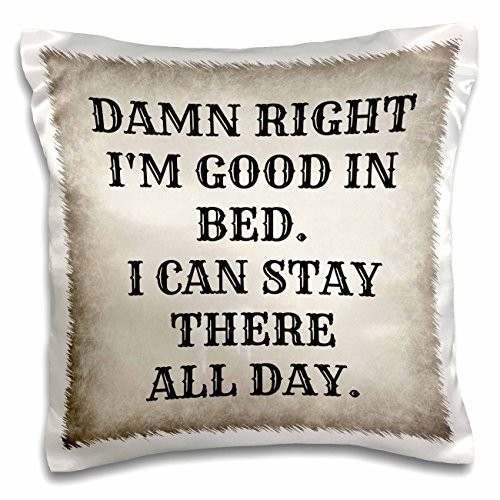 3dRose pc_192441_1 I Hashtag Everything, Black Letters on White Background with Red # Pillow Case, 16 x 16