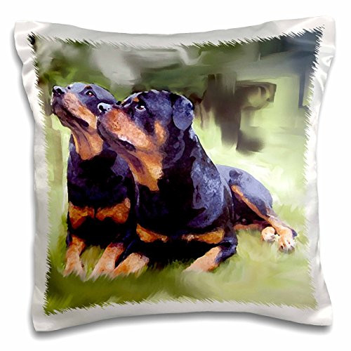 3dRose Rottweiler-Pillow Case, 16 by 16" (pc_4374_1) 3dRose Rottweiler-Pillow Case, 16 by 16" (pc_4374_1)