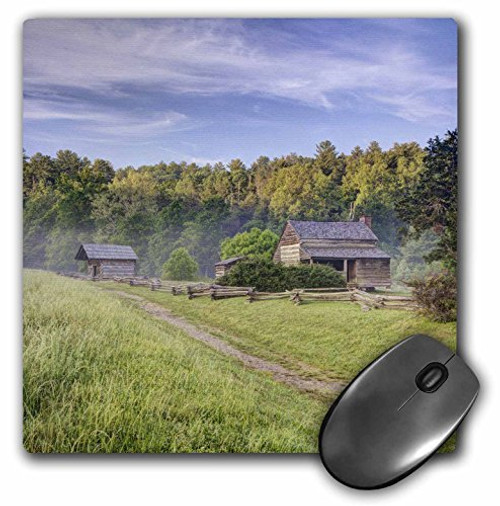 3D Rose"Cabin Great Smoky Mountains Tennessee UsaUs43 Bjy0014Jaynes Gallery" Matte Finish Mouse Pad - 8 x 8" - mp_146562_1 3D Rose"Cabin Great Smoky Mountains Tennessee UsaUs43 Bjy0014Jaynes Gallery" Matte Finish Mouse Pad - 8 x 8" - mp_146562_1