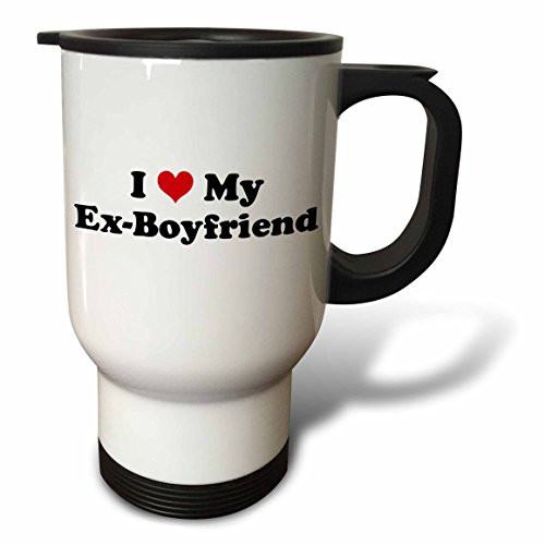 3dRose tm_16594_1"I love My Ex Boyfriend Stainless Steel" Travel Mug, 14 oz, Multicolor 3dRose tm_16594_1"I love My Ex Boyfriend Stainless Steel" Travel Mug, 14 oz, Multicolor