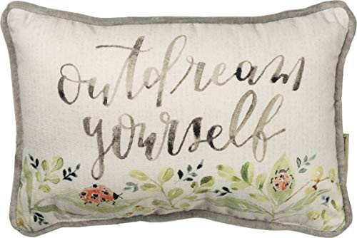 Primitives by Kathy Double-Sided Throw Pillow, 12 x 8-inches, Outdream Yourself
