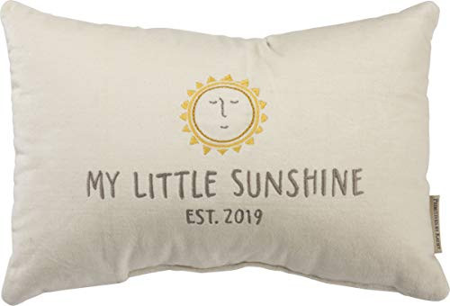 Primitives by Kathy Washed Velvet Throw Pillow, 15 x 10-Inches, My My Little Sunshine