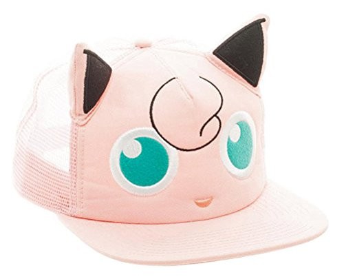 Bioworld Pokémon Jigglypuff Big Face Trucker Snapback Hat