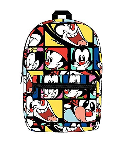 Animaniacs Cartoon Sublimation Bag w/Wakko and Yakko Geo Print Design - Animaniacs Backpack - Sublimation Backpack