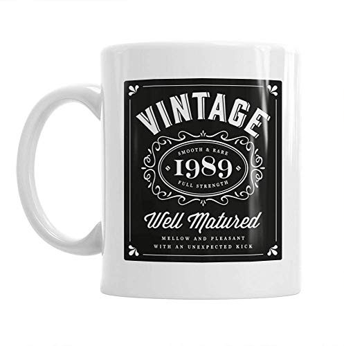 30th Birthday Vintage Gift Mug Present for 30 Men Women 10oz Coffee Mug