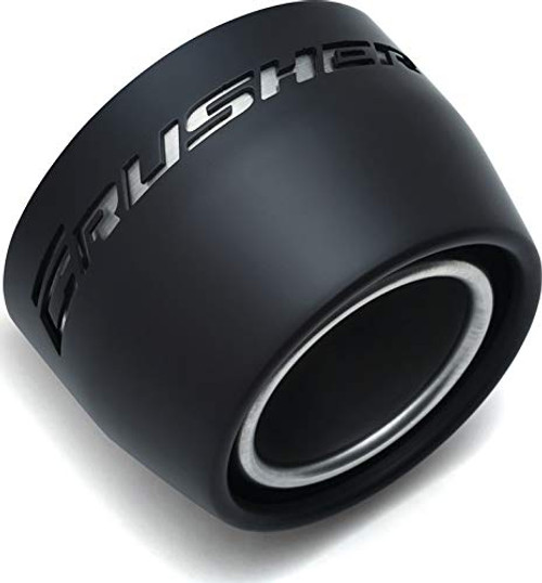 Kuryakyn 630 Motorcycle Performance Accessory: Replacement Tip for Crusher Marksman 4" Touring Exhaust Mufflers, Matte Black, Pack of 1
