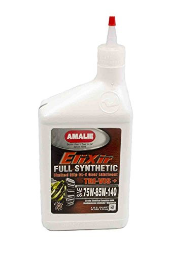 Amalie 71376-56 Elixir Synthetic LS GL-575W-85W-140 1Qt, 32. Fluid_Ounces